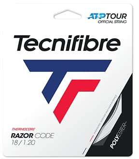 Tecnifibre Razor Code Weiß 12M Tennis Set di Corde Monofilamento Bianco 1,20
