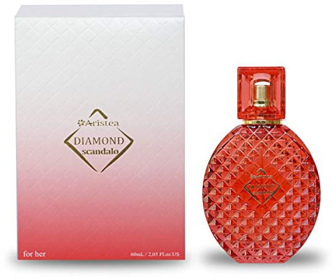 Aristea Parfum Damen Diamond Scandalo, Eau de Parfüm für Frauen, chypre-blumige Damenduft, 60ml