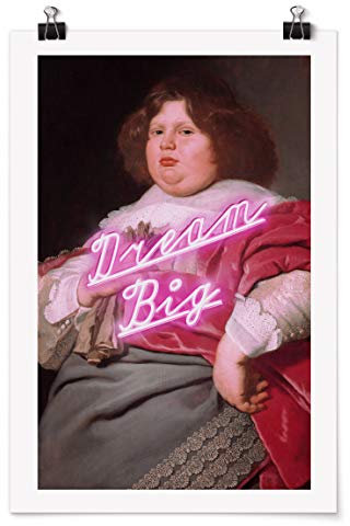 Poster - Jonas Loose - Gemälde Dream Big Glänzend 45 x 30cm