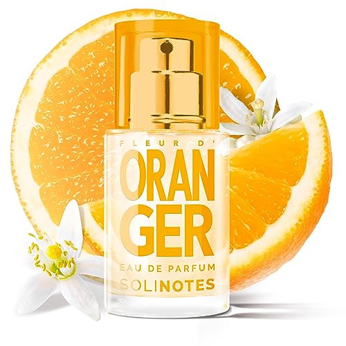 Parfum Femme SOLINOTES Fleur d'Oranger - Eau De Parfum | Fragrance Florale et Apaisante - Cadeau Parfait pour Elle - 15 ml
