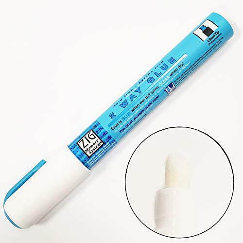 Zig 2-Way Glue Pen – Liquid Adhesive Glue Pen (5mm Tip Size)