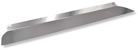 DEWEPRO® Ersatzblatt aus 0,3mm Edelstahl - Breite 1000mm für Flächenspachtel - Zubehör austauschbares Blatt für 100cm Breitspachtel - für großflächige Spachtelarbeiten