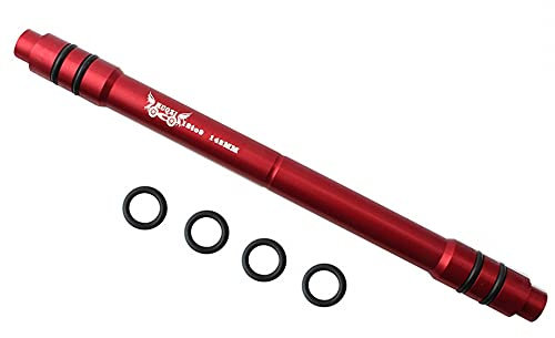 MiOYOOW Adattatore per Mozzo ASSE, 12mm a 9mm Adattatore Perno Passante Bicicletta Assale Albero Tubo in Lega di Alluminio