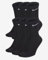 Nike Everyday Cush Crew 3Pr Socken für Herren, Schwarz (Schwarz/Weiß), M
