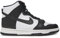 Nike -Sneakers -Chiusura con Lacci -Tomaia in Pelle -Fodera in Tessuto -Suola in Gomma Nero Nero/Bianco 42½