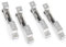 FAMKIT Nummernschildhalter-Clips für Anhänger, Edelstahl, federbelasteter Stahl, für LKW, Sattelanhänger, Auto, 4 Stück