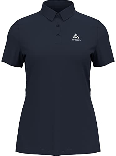 Odlo Cardada Damen Polo-Shirt | Funktionsshirt für Wandern & Outdoor, Schnelltrocknend, Base Layer Sommer, Bergsport, Regular Fit