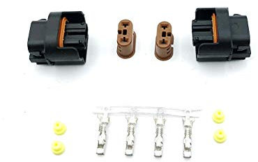 HZ-DESIGN 1 Satz Anschlußstecker HB4 für Nebelscheinwerfer NSW kompatibel mit VW Tiguan Touran