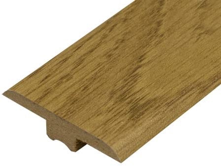 Universal Moudlings Laminate & Wood Flooring T Section Transition Bar MDF Threshold Strip Edge Profile Door Strip Trim (Natural Varnished Oak)