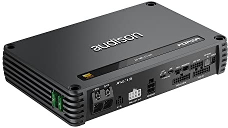 Audison AF-M5.11-bit 1200W 5-Channel Amplifier with DSP, 100W x 4 + 400W at 4-Ohms, 150W x 4 + 600W at 2-Ohms