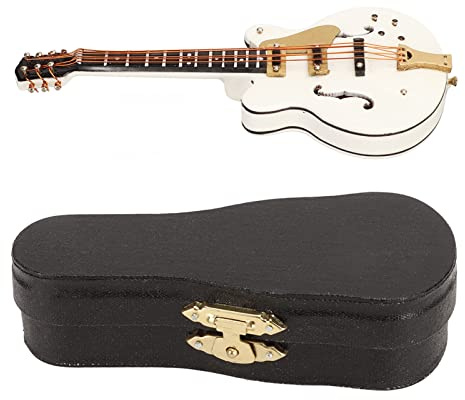 Gitarren Brosche Miniatur Brosche Gitarren Broschen Schmuck Zubehör Gitarre Emaille Abzeichen für Frauen Mädchen Kleidung Hut Tasche