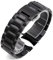 WAHRE Edelstahl-Armband Mit Gebogenem Ende for 1853, Passend for Tissot T035, 14/16/18/22/24 Mm, Passend for LONGINES Uhrenarmband, Damen Und Herren(Black,20mm)