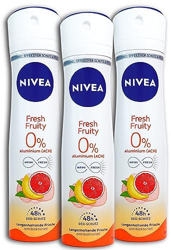 3 er Pack NIVEA fresh fruity- Deodorant Deo Spray 3x 150 ml