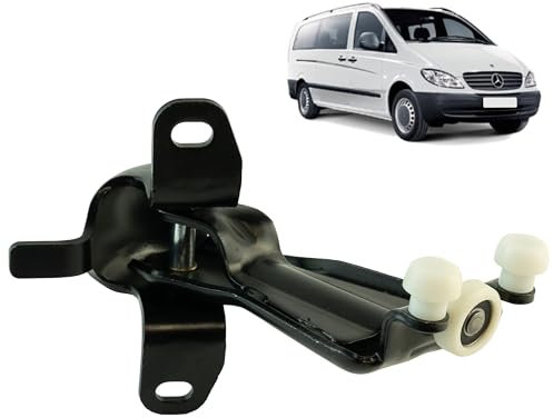 STARKIT PERFORMANCE Rodillo puerta corredera derecho compatible para Viano (W639) y Vito (W639) (2003-2014) guía rodillo puerta lateral – Guía de la puerta CENTRO | 6397601547