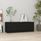 Gecheer Mobile Porta TV Nero 102x35x36,5 cm in Legno Multistrato-973TT9