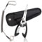 Elkuaie Fishing Scissor Pliers, Fishing Hook Remover, Strap Hook Remover, Split Loop Cutter. Multi-tool Fishing Accessories, Tackle Kit with Sheath