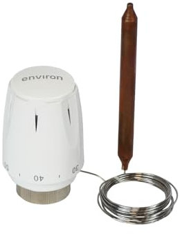 ENVIRON - Testa termostatica con sonda capillare 20-70°C M30 x 1,5 | Sensore remoto Kappilar