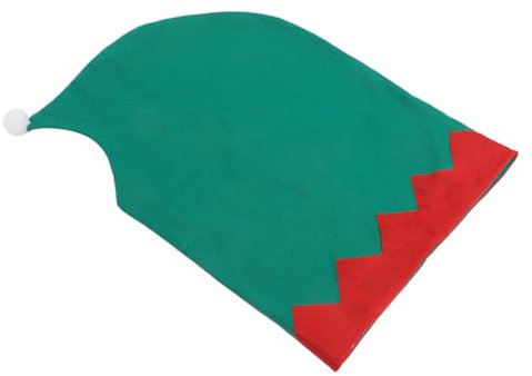 CORHAD Weihnachtsstuhlüberzug für Esszimmerstühle Weihnachtssitzbezug als Dekoration Abnehmbar und Einfach zu Verwenden Platzsparend zu Verstauen