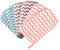 PHOGARY 6 Gant de Toilette Taille 13x20 cm en Toison de Corail, Ondulés Gants de Douche Serviette de Bain, Absorbant Doux Gants Démaquillants Réutilisables