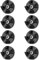 8 PCS Top Base Gear Top Base Plastic Gear Rubber Blade Gears Blender Replacement Parts Blender Coupler for Magic Blender 250W Juicer Juicer Accessories Part 1.18in Diameter