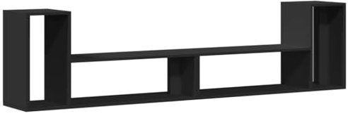 QJBSAVVA Mobile Per Tv Soggiorno Mobile Sala Moderno Mobili Per Hi Fi Madia Moderna - Mobili Porta TV 2 pz Neri 100x30x50 cm in Legno Multistrato per Ingresso Camera Degli Ospiti Showroom Ufficio