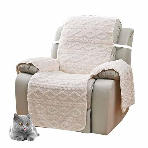 HLTQL sesselbezug sesselschoner für relaxsessel Sessel überzug armlehnenschoner sesselüberwurf fernsehsessel bezug Sessel schoner Verdickter Anti-Rutsch-Plüsch sesselüberzug(*7)