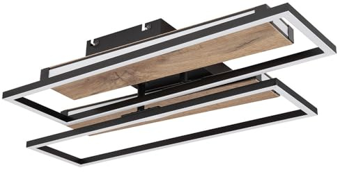 Living Room Ceiling Light LED Wood Effect Rotatable / Swivelling Length 60 cm