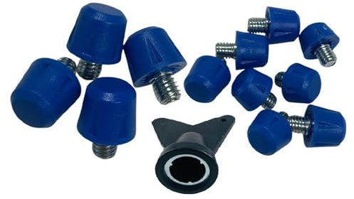 Baoblaze 12 Stück Fußballschuh-Spikes, Rugby-Schuh-Stollen, stabil, 8 mm, 11 mm, zum Einschrauben, Fußballschuh-Spikes, Fußballschuh-Spikes für den