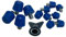 Baoblaze 12 Stück Fußballschuh-Spikes, Rugby-Schuh-Stollen, stabil, 8 mm, 11 mm, zum Einschrauben, Fußballschuh-Spikes, Fußballschuh-Spikes für den