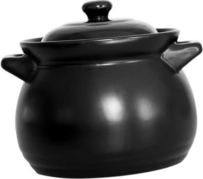 Mikinona Olla De Arroz Pollo Estofado Cazuela Tapa Fácil De Usar Para Casa y Restaurante