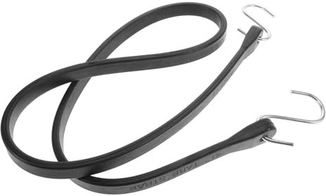 HORIALENCE Spanngurte für Autoplanen Gummibänder autozubehör Auto Anhänger Spanngurt Fahrzeug Zubehör Gummiband für Planen Zurrgurte für Autoanhänger Flachbettgurte Autoanhängergurte Black