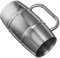 OUNONA Chope À Bière En Acier Inoxydable Tasse À Vin En Forme De Boisson Style Coloré Incassable Style Rétro Chope En Métal Tasse De Voyage En Acier Inoxydable Tasse