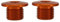 Sliccoom 2pcs CNC-Schrauben Schrauben CNC-Vorderradschrauben für Sur-Ron X/S Aus E-Bike-Gold