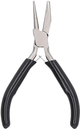 RASTKY Wire Looping Pliers Jewelry Making - 5 Inch Half Concave Round Nose Pliers with Carbon Steel Wire Wrapping and Crafting