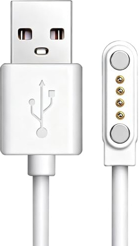Cargador Reloj Inteligente Universal Magnético USB Cargador Smartwatch | 4 Pines Espaciad 2.54mm Distancia total 7.62 mm Seguro y fiable, para Smart watches