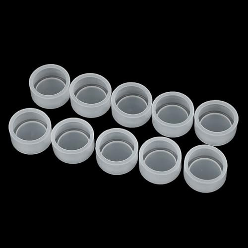 Drucktastenschalterkappe, 22 mm, für LAY7 LA38 LAY37, 10 Stück, Schutzabdeckung mit 28,5 x 26 mm Gummi-Klemmleisten-Zubehör, klare Farbe, industrieller Einsatz