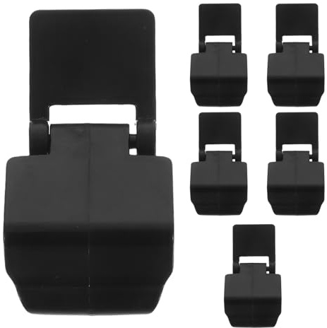 Lurrose Aquarium Lid Lock Clips 6Pcs ABS Black Secure Lock for Amphibian and Reptile Cage Terrarium Use