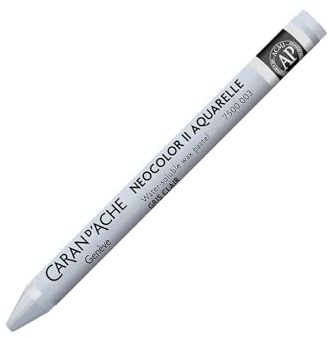 CREATIVE ART MATERIALS Caran D'ache Neocolor II Crayon - Light Grey (7500.003)