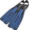 Cressi Pro Light Open Heel Tauchen Flossen, Schwarz/Blau, L/XL (44/45)