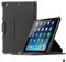 LEICKE Manna - Custodia per Apple iPad Mini 3, iPad Mini 2 Retina Display e iPad Mini in vero cuoio genuino Meerana, Nero lucido | Design ultra sottile con cuciture in contrasto rifinite a mano - Funzione Easy Stand e Auto Sleep e impugnatura CleverStrap