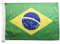 AZ FLAG Bandera Nautica de Brasil 45x30 cm - Pabellón de Conveniencia Brasileña 30 x 45 Cm, Bandera de Barco con anillas