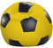 Cats Collection Fussball Sitzsack Kunstleder Ø 90 cm schwarz/gelb