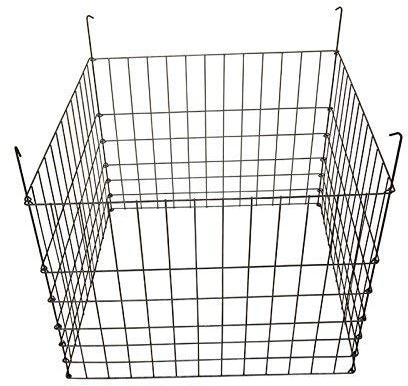 MTB Garden Wire Compost Bin 30x30x24 inches, Black, Garden Bed Fencing