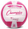 Champion Sports VB Pro Comp Series Indoor Volleyball, offizielle Größe – langlebig, weiche Volleybälle mit Verbund-Kunstlederbezug – Premium Volleyballausrüstung und Ausrüstung – Pink/Weiß