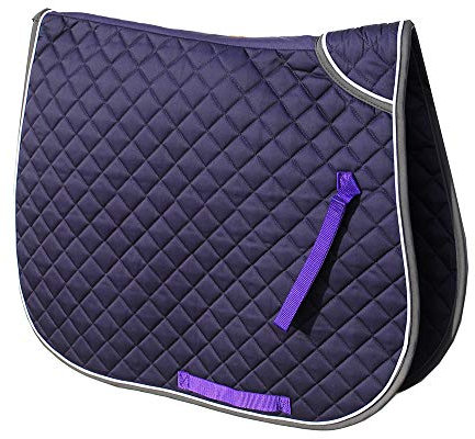 Rhinegold Tapis de Selle Double relié Violet 0, Full