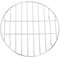 BESTONZON Parrilla redonda de acero inoxidable, rejilla de horno para galletas, asar, ahumar, enfriar, 25 cm