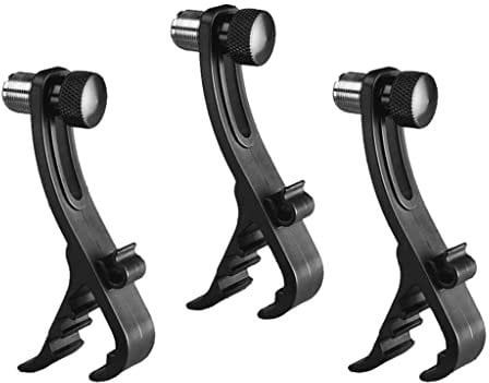 Harilla Drum Microphone Mic clamp Holder -, Snare And Percussion Clip Drum Rim