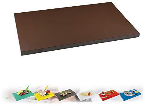 Tagliere in plastica da cucina in (XL o XXL) (marrone, (XXL) 60 x 40 x 2 cm)
