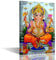 TUMOVO 1 Stück Leinwand-Kunst, Lord Ganesha-Bild für Schlafzimmer, Hindu-Ganapati, indische Gottheit, Wanddekorationen für Wohnzimmer, Hinduismus, kulturelle Heimdekoration, gerahmt, fertig zum
