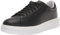 ARMANI EXCHANGE Venice Con Logo Ricamato Sulla Suola Della Piattaforma, Scarpe da ginnastica Uomo, Nero, 43 EU